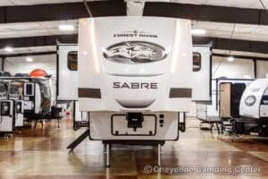 2026 Forest River Sabre 37FLH Front Living Room Fifth Wheel Exterior Image