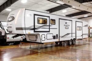2026 Forest River Sabre 37FLH Front Living Room Fifth Wheel Exterior Image