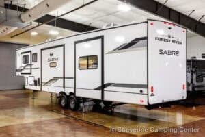 2026 Forest River Sabre 37FLH Front Living Room Fifth Wheel Exterior Image