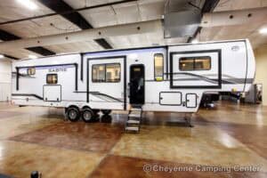 2026 Forest River Sabre 37FLH Front Living Room Fifth Wheel Exterior Image