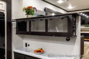 2026 Forest River Sabre 37FLH Front Living Room Fifth Wheel Interior Image