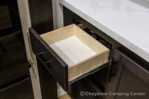 2026 Forest River Sabre 37FLH Front Living Room Fifth Wheel Interior Image