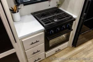 2026 Forest River Sabre 37FLH Front Living Room Fifth Wheel Interior Image