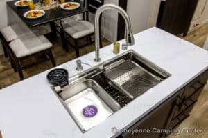 2026 Forest River Sabre 37FLH Front Living Room Fifth Wheel Interior Image