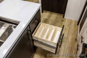 2026 Forest River Sabre 37FLH Front Living Room Fifth Wheel Interior Image