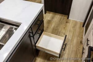 2026 Forest River Sabre 37FLH Front Living Room Fifth Wheel Interior Image