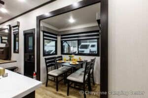 2026 Forest River Sabre 37FLH Front Living Room Fifth Wheel Interior Image