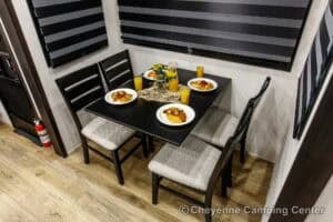 2026 Forest River Sabre 37FLH Front Living Room Fifth Wheel Interior Image