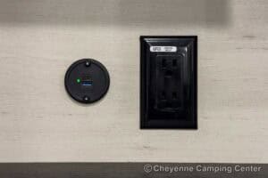 2026 Forest River Sabre 37FLH Front Living Room Fifth Wheel Interior Image