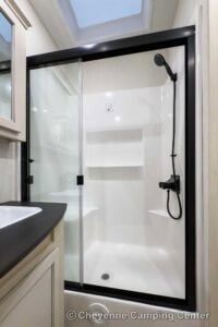 2026 Forest River Sabre 37FLH Front Living Room Fifth Wheel Interior Image