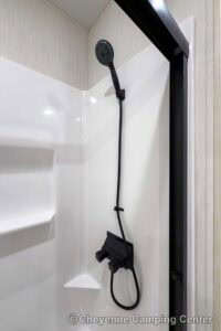 2026 Forest River Sabre 37FLH Front Living Room Fifth Wheel Interior Image