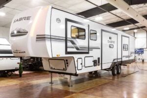2027 Forest River Sabre 37FLH Front Living Room Fifth Wheel Exterior Image