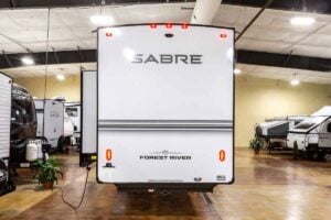 2027 Forest River Sabre 37FLH Front Living Room Fifth Wheel Exterior Image