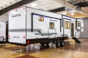 2027 Forest River Sabre 37FLH Front Living Room Fifth Wheel Exterior Image