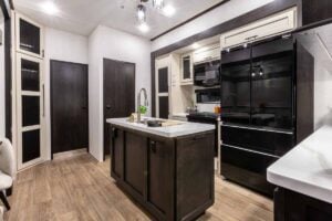 2027 Forest River Sabre 37FLH Front Living Room Fifth Wheel Interior Image