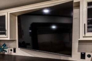 2027 Forest River Sabre 37FLH Front Living Room Fifth Wheel Interior Image