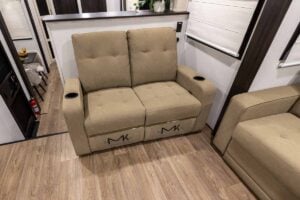 2027 Forest River Sabre 37FLH Front Living Room Fifth Wheel Interior Image