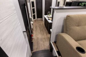 2027 Forest River Sabre 37FLH Front Living Room Fifth Wheel Interior Image