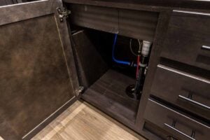2027 Forest River Sabre 37FLH Front Living Room Fifth Wheel Interior Image