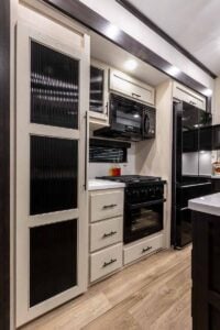 2027 Forest River Sabre 37FLH Front Living Room Fifth Wheel Interior Image