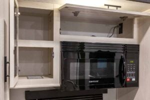 2027 Forest River Sabre 37FLH Front Living Room Fifth Wheel Interior Image