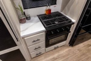 2027 Forest River Sabre 37FLH Front Living Room Fifth Wheel Interior Image