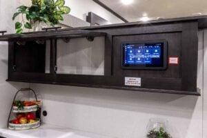 2027 Forest River Sabre 37FLH Front Living Room Fifth Wheel Interior Image