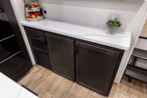 2027 Forest River Sabre 37FLH Front Living Room Fifth Wheel Interior Image