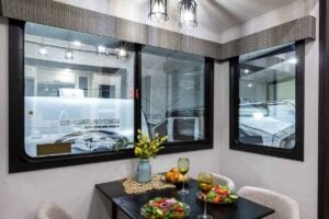 2027 Forest River Sabre 37FLH Front Living Room Fifth Wheel Interior Image
