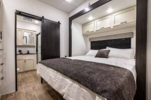 2027 Forest River Sabre 37FLH Front Living Room Fifth Wheel Interior Image