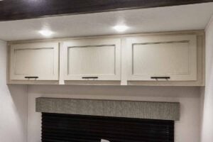 2027 Forest River Sabre 37FLH Front Living Room Fifth Wheel Interior Image