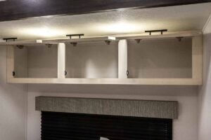 2027 Forest River Sabre 37FLH Front Living Room Fifth Wheel Interior Image