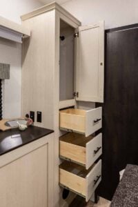 2027 Forest River Sabre 37FLH Front Living Room Fifth Wheel Interior Image