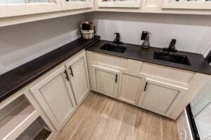 2027 Forest River Sabre 37FLH Front Living Room Fifth Wheel Interior Image