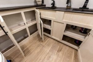 2027 Forest River Sabre 37FLH Front Living Room Fifth Wheel Interior Image