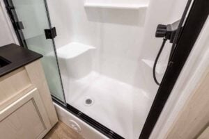 2027 Forest River Sabre 37FLH Front Living Room Fifth Wheel Interior Image