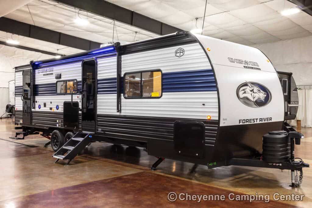 2026 Forest River Cherokee Grey Wolf 26DBH Bunkhouse Travel Trailer Enterior Image