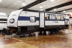 2026 Forest River Cherokee Grey Wolf 26KF Bunkhouse Travel Trailer Exterior Image