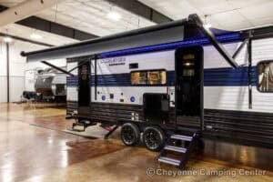 2026 Forest River Cherokee Grey Wolf 26KF Bunkhouse Travel Trailer Exterior Image