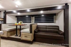 2026 Forest River Cherokee Grey Wolf 26KF Bunkhouse Travel Trailer Interior Image