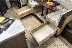 2026 Forest River Cherokee Grey Wolf 26KF Bunkhouse Travel Trailer Interior Image