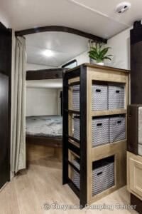 2026 Forest River Cherokee Grey Wolf 26KF Bunkhouse Travel Trailer Interior Image