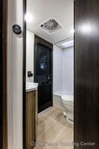 2026 Forest River Cherokee Grey Wolf 26KF Bunkhouse Travel Trailer Interior Image