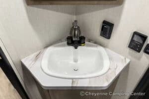 2026 Forest River Cherokee Grey Wolf 26KF Bunkhouse Travel Trailer Interior Image