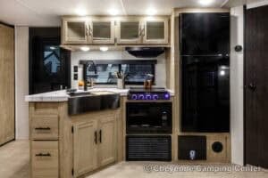 2026 Forest River Cherokee Grey Wolf 26KF Bunkhouse Travel Trailer Interior Image