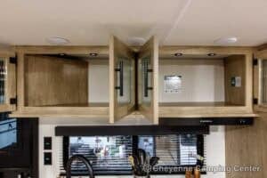 2026 Forest River Cherokee Grey Wolf 26KF Bunkhouse Travel Trailer Interior Image