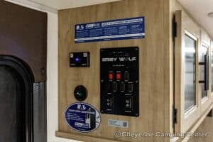 2026 Forest River Cherokee Grey Wolf 26KF Bunkhouse Travel Trailer Interior Image