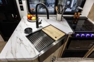 2026 Forest River Cherokee Grey Wolf 26KF Bunkhouse Travel Trailer Interior Image