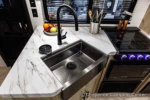 2026 Forest River Cherokee Grey Wolf 26KF Bunkhouse Travel Trailer Interior Image