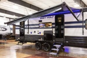 2027 Forest River Cherokee Grey Wolf 26KF Bunkhouse Travel Trailer Exterior Image